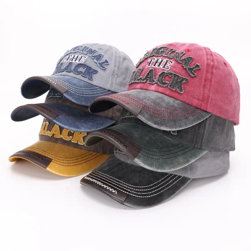 Men Navy Military Embroidered Cap Large — feature 5