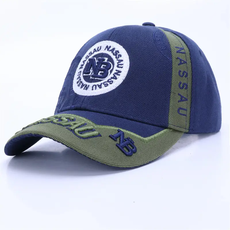 Men Navy Military Embroidered Cap Large - Image 14