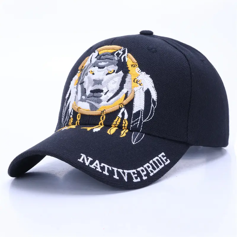 Men Navy Military Embroidered Cap Large - Image 23