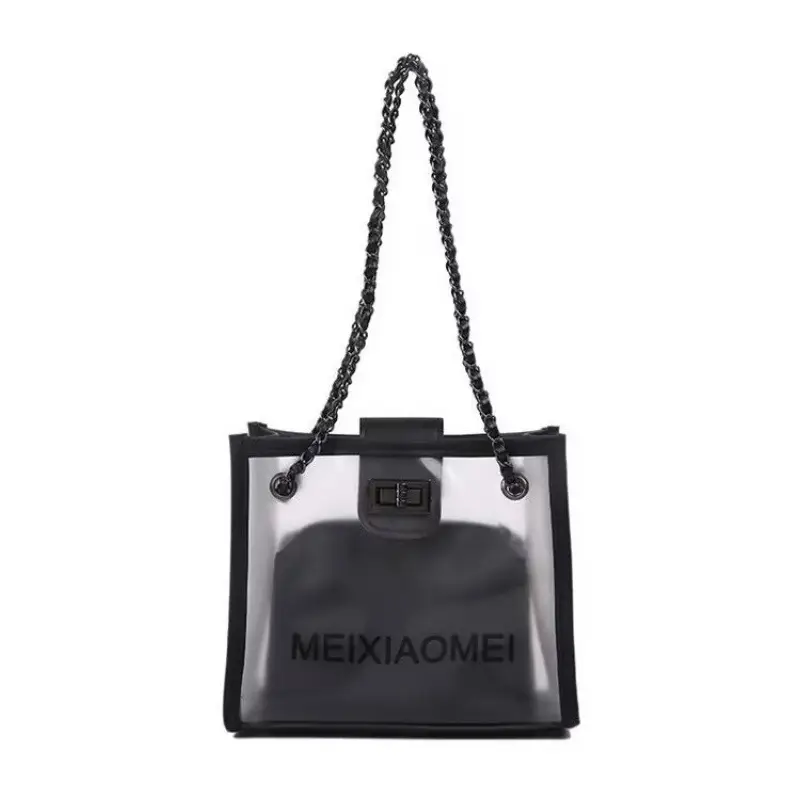 Transparent Korean Style Shoulder Bag for Women - Image 5