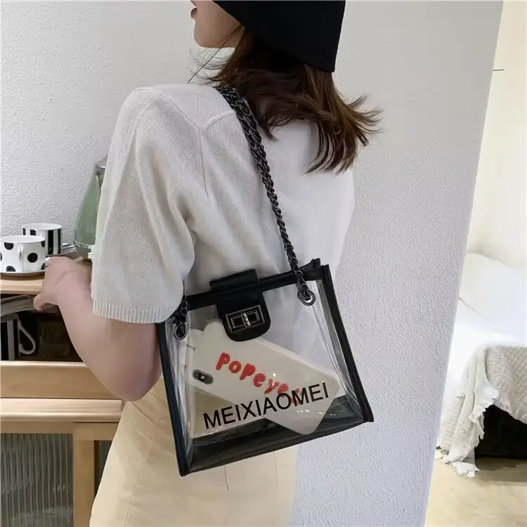 Transparent Korean Style Shoulder Bag for Women — feature 3