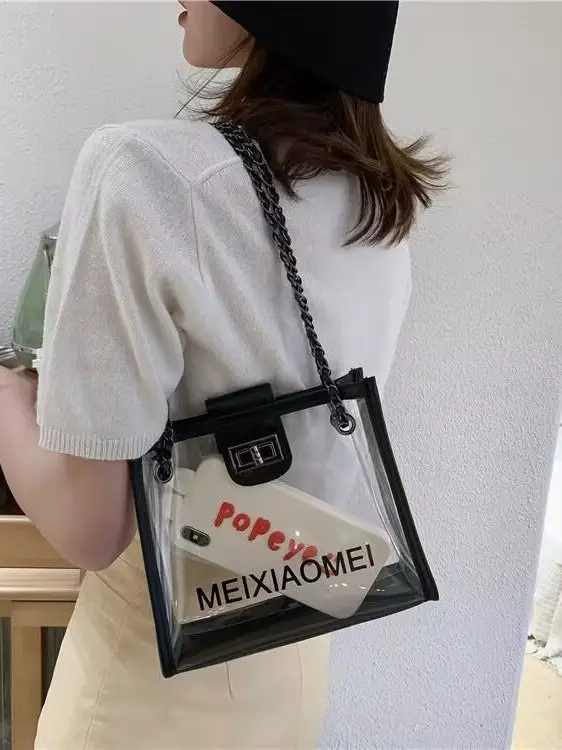 Transparent Korean Style Shoulder Bag for Women — feature 7