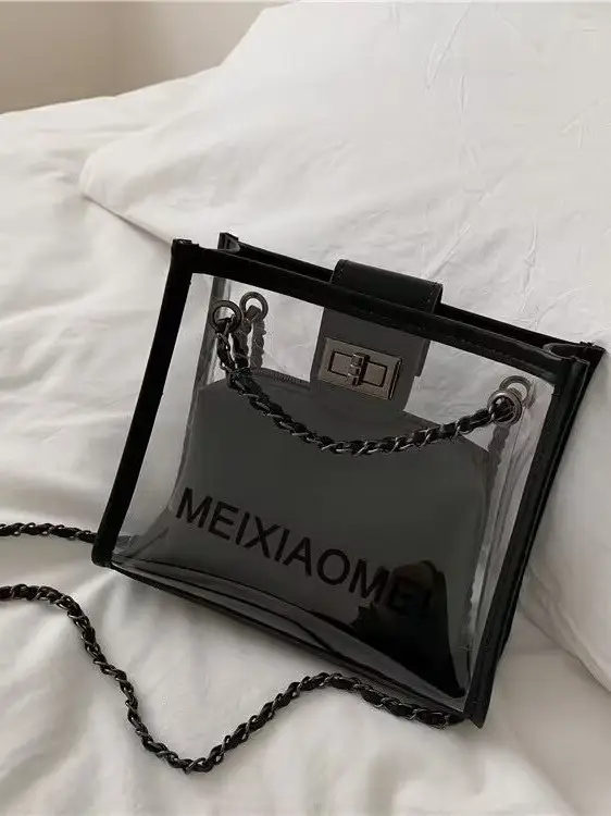 Transparent Korean Style Shoulder Bag for Women — feature 9