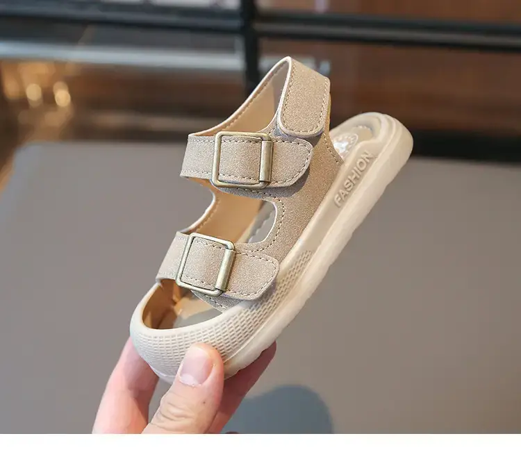 Boys' Closed-Toe Sandals 2025 Summer Tan — feature 17