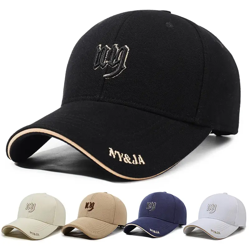 Men Women Black Embroidered MYRA Cap - Image 7