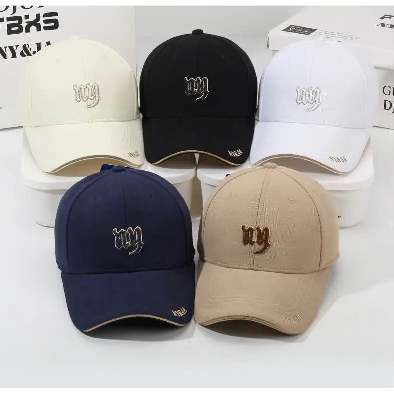 Men Women Black Embroidered MYRA Cap — feature 12