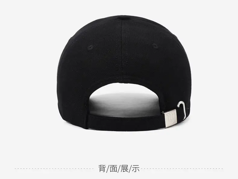 Men Women Black Embroidered MYRA Cap — feature 16