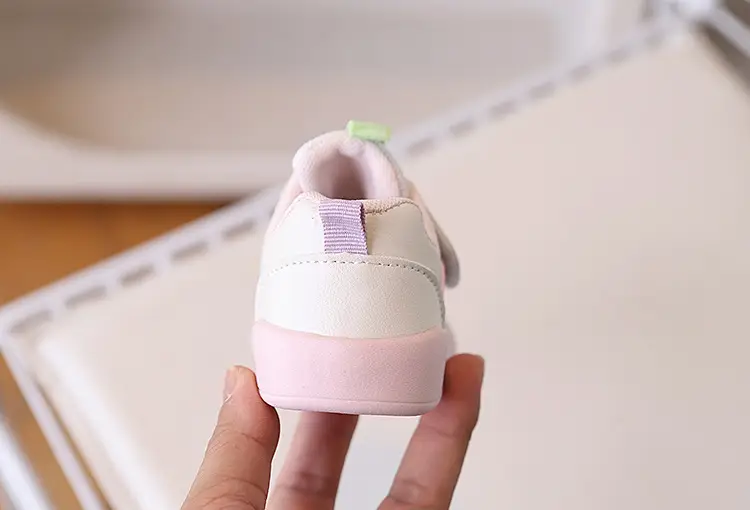 Pink Soft-Soled Toddler Baby Sneakers for Girls — feature 12