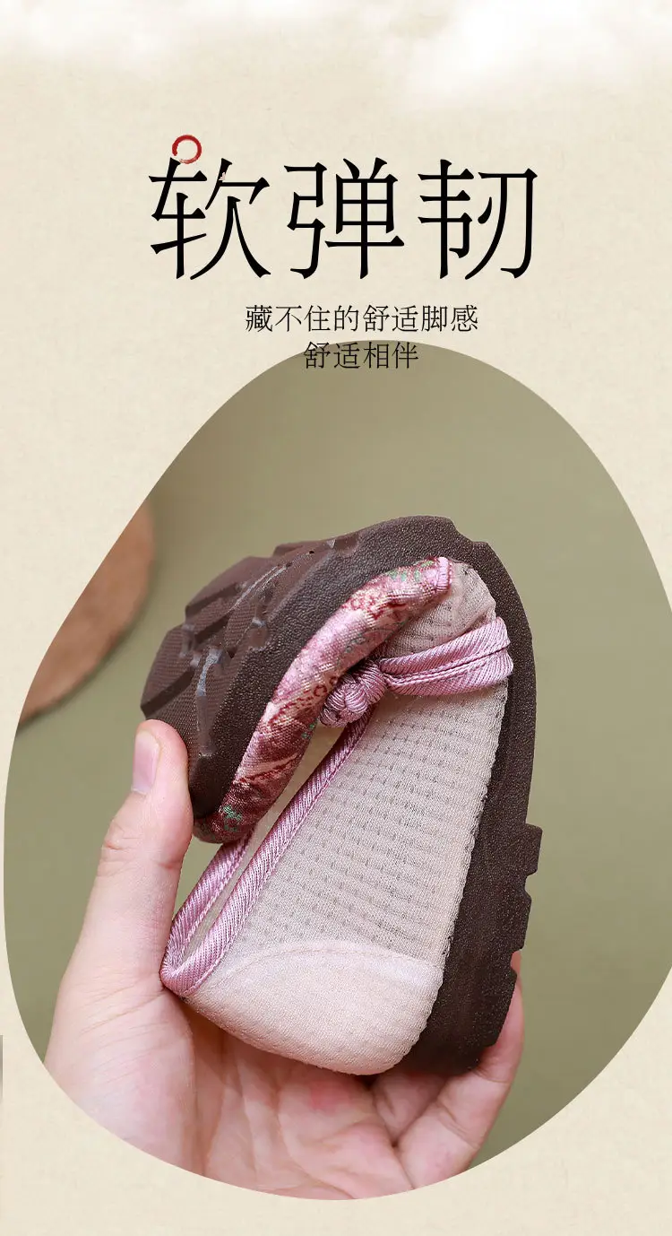 Women Pink Embroidered Slip-On Shoes 2025 Summer — feature 10