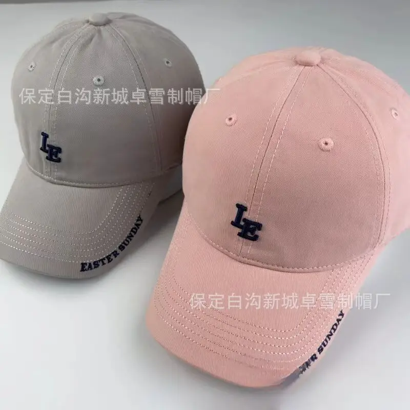 Korean Embroidered R Letter Cap for Women Men Summer Breathable Soft - Image 10