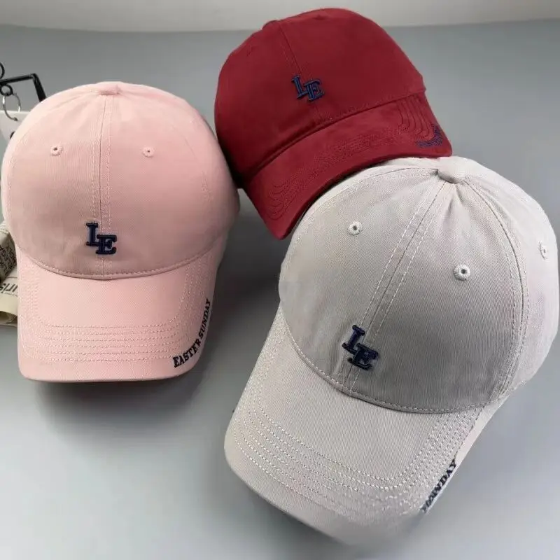Korean Embroidered R Letter Cap for Women Men Summer Breathable Soft — feature 3