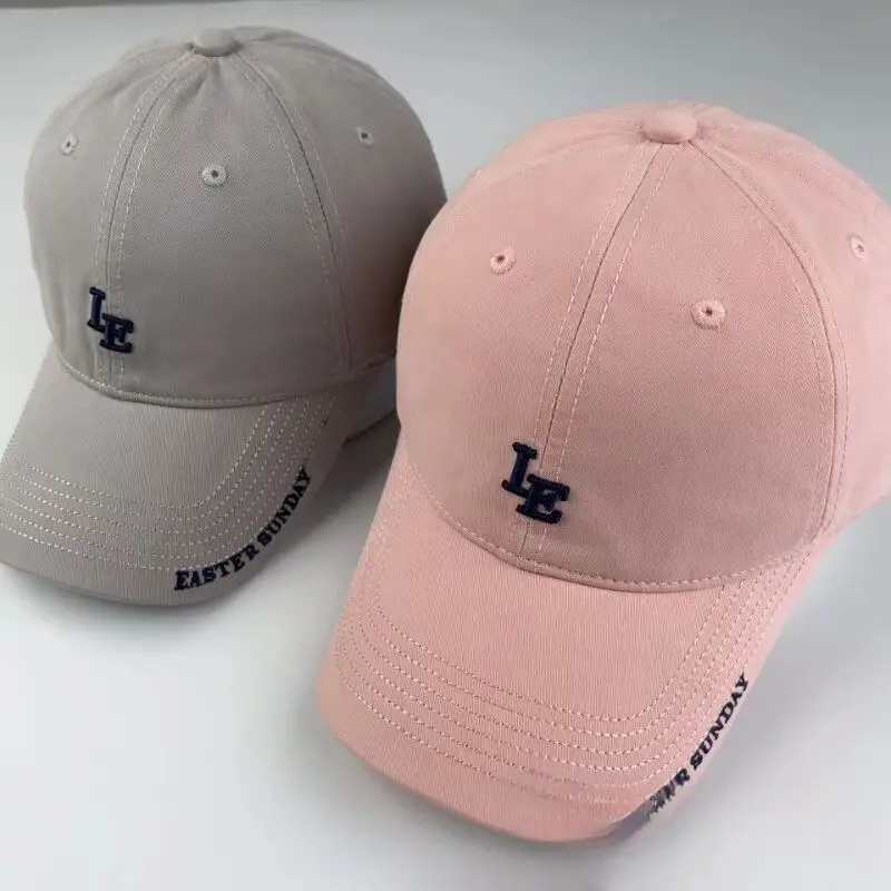 Korean Embroidered R Letter Cap for Women Men Summer Breathable Soft — feature 4