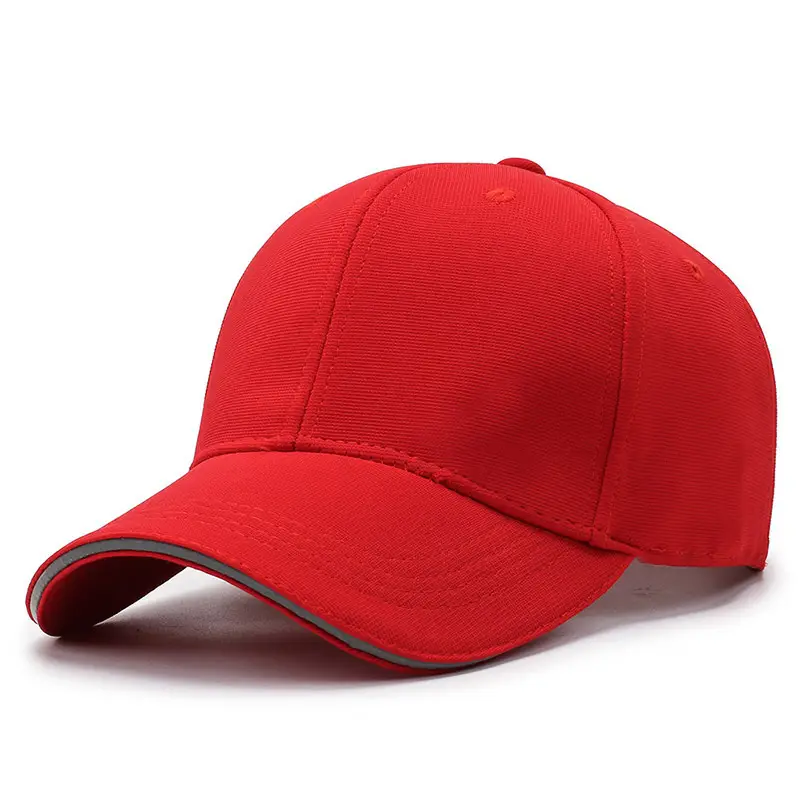 Gray Six-Piece Baseball Cap with Logo Print - Image 3