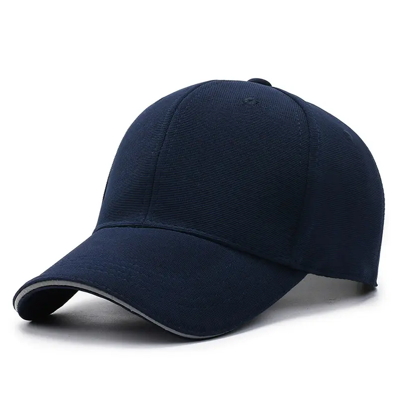 Gray Six-Piece Baseball Cap with Logo Print - Image 6