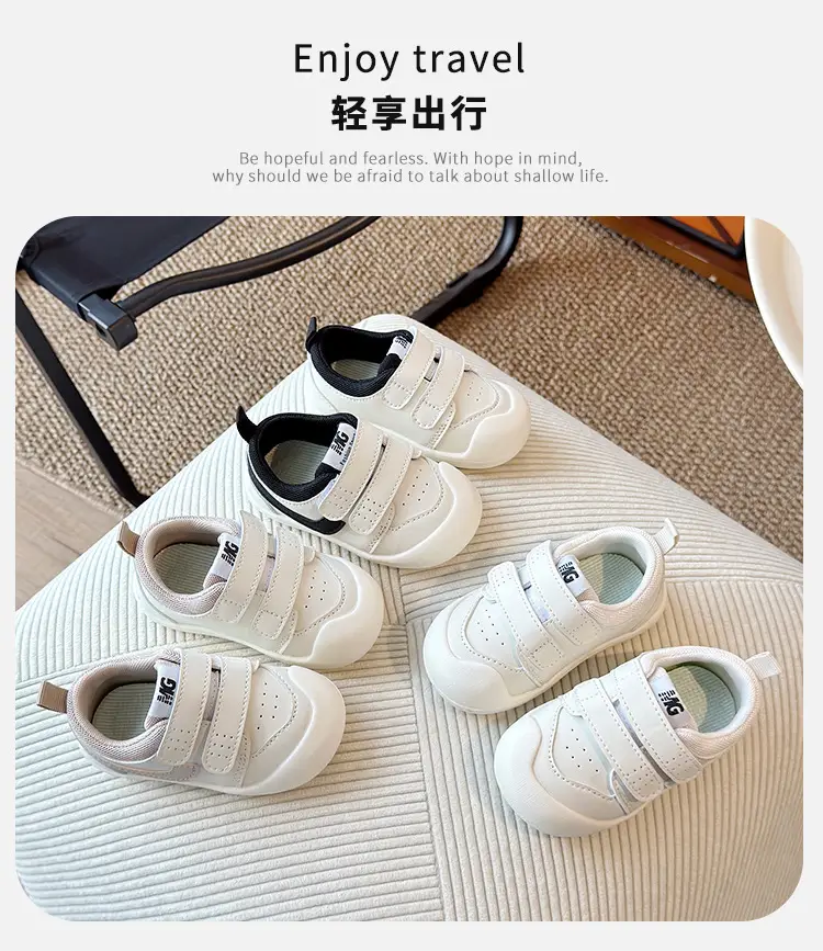 Baby Toddler Shoes 0-1-3 Years Old Spring & Fall Soft-Soled Non-Slip Casual Baby Shoes for Boys and Girls Velcro Kidsren's Shoes — feature 1