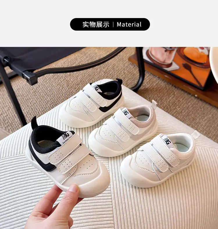 Baby Toddler Shoes 0-1-3 Years Old Spring & Fall Soft-Soled Non-Slip Casual Baby Shoes for Boys and Girls Velcro Kidsren's Shoes — feature 6