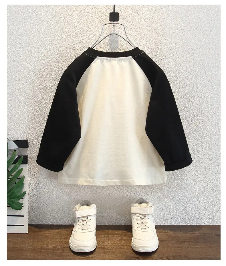 Boys Cotton Raglan Sleeve T-Shirt Cartoon Design Medium — feature 8