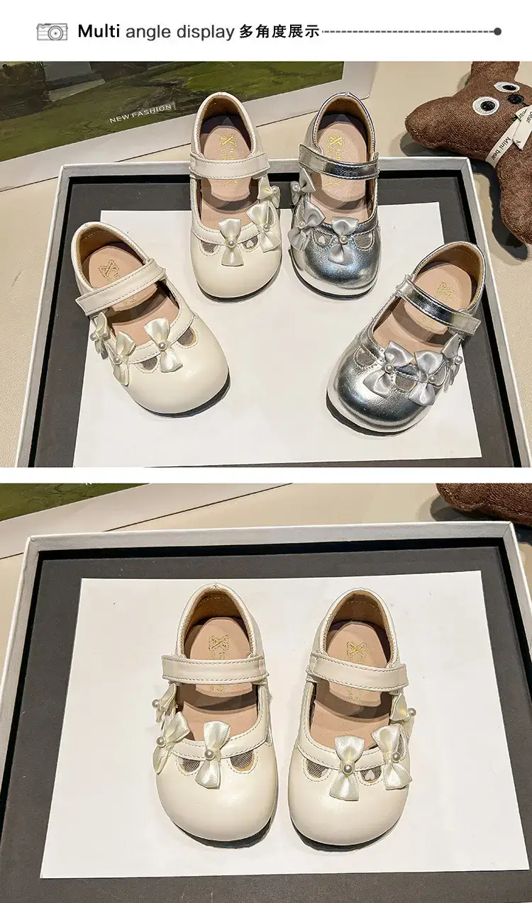 Silver Bow Baby Shoes for Kids 0-2 Years — feature 7