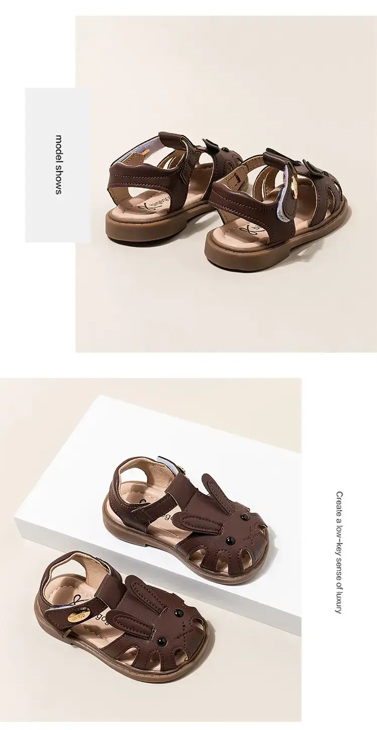 Baby Sandals White Closed-Toe Non-Slip Sole — feature 13