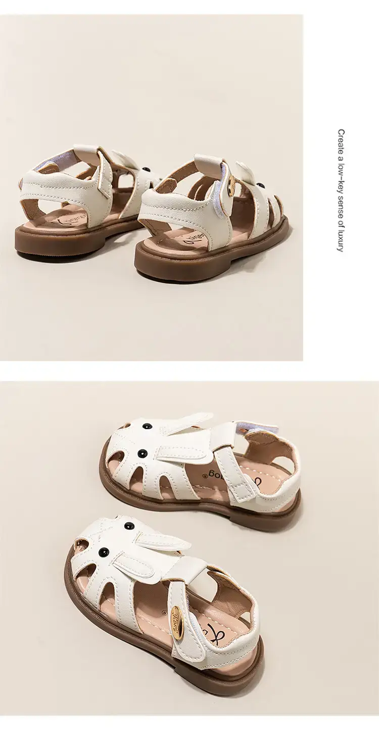 Baby Sandals White Closed-Toe Non-Slip Sole — feature 16