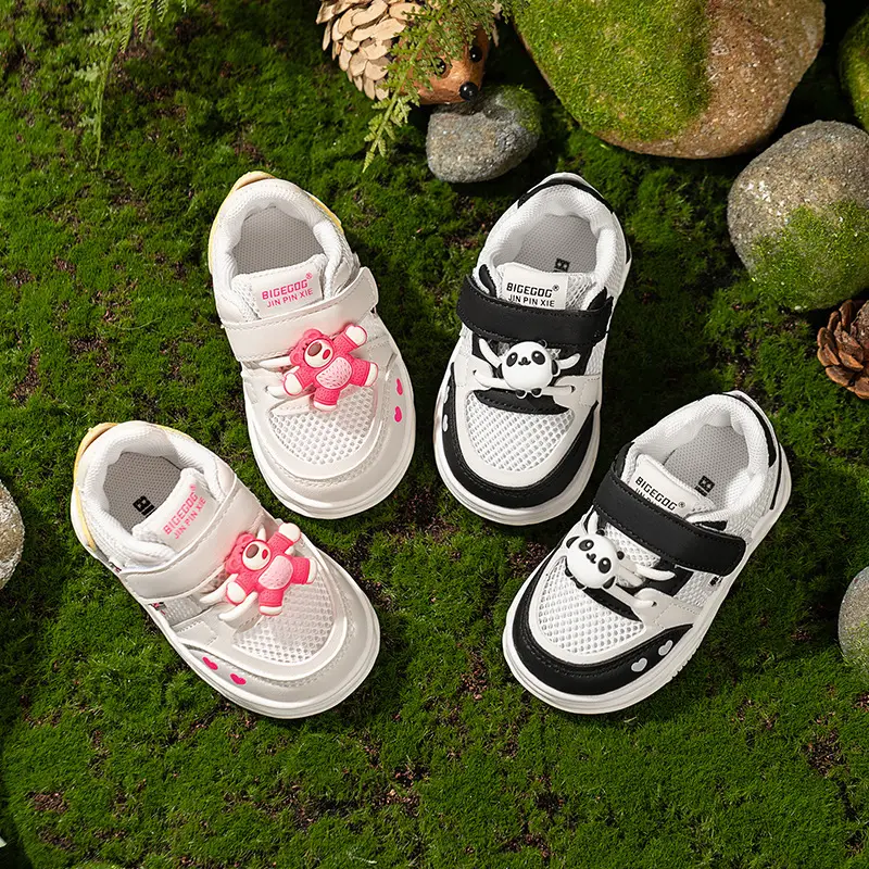 Aliexpress Shoes Spring and Autumn Baby Soft Sole Toddler Shoes 1-3 Years Old Children's Shoes Boys Breathable Cool Cloth Shoes Cross-Border - Image 3