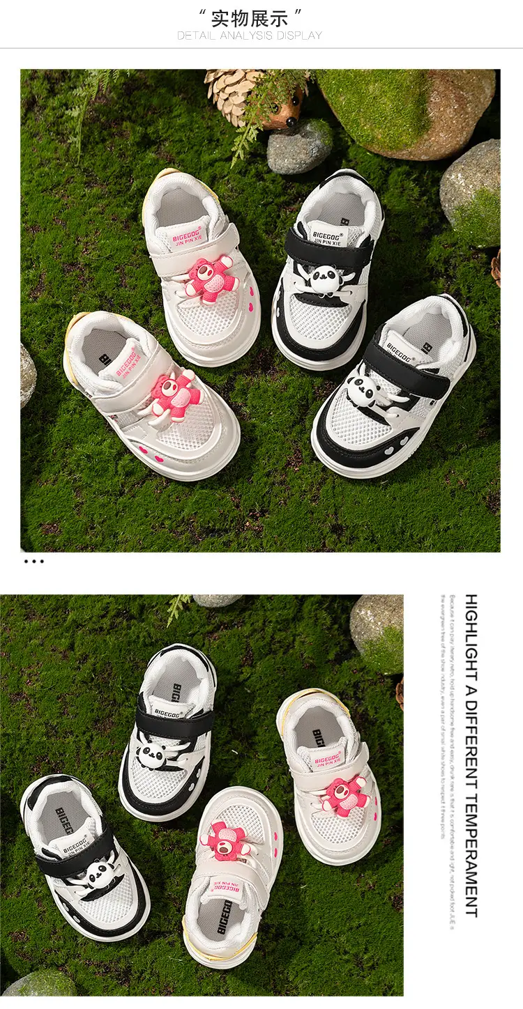 Aliexpress Shoes Spring and Autumn Baby Soft Sole Toddler Shoes 1-3 Years Old Children's Shoes Boys Breathable Cool Cloth Shoes Cross-Border — feature 9