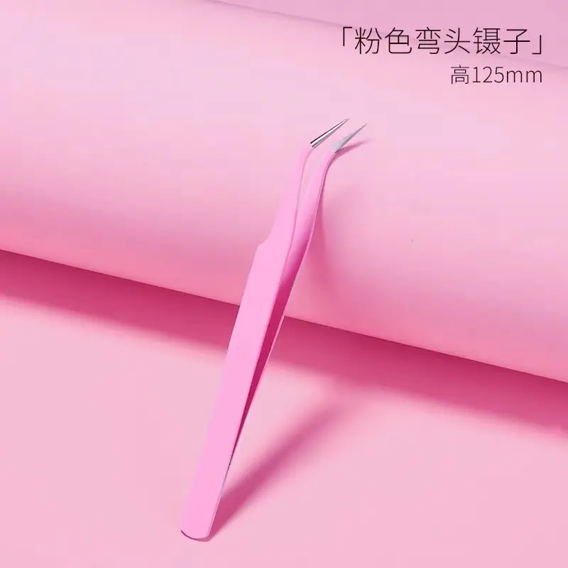 Stainless Steel Precision Tweezers Clip Cream Glue Small Accessories Tool Kit DIY Handmade Materials Homemade Jewelry Glue