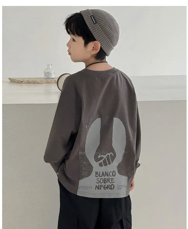 Boys Sweatshirt T-Shirt Korean Style Spring 2026 — feature 9