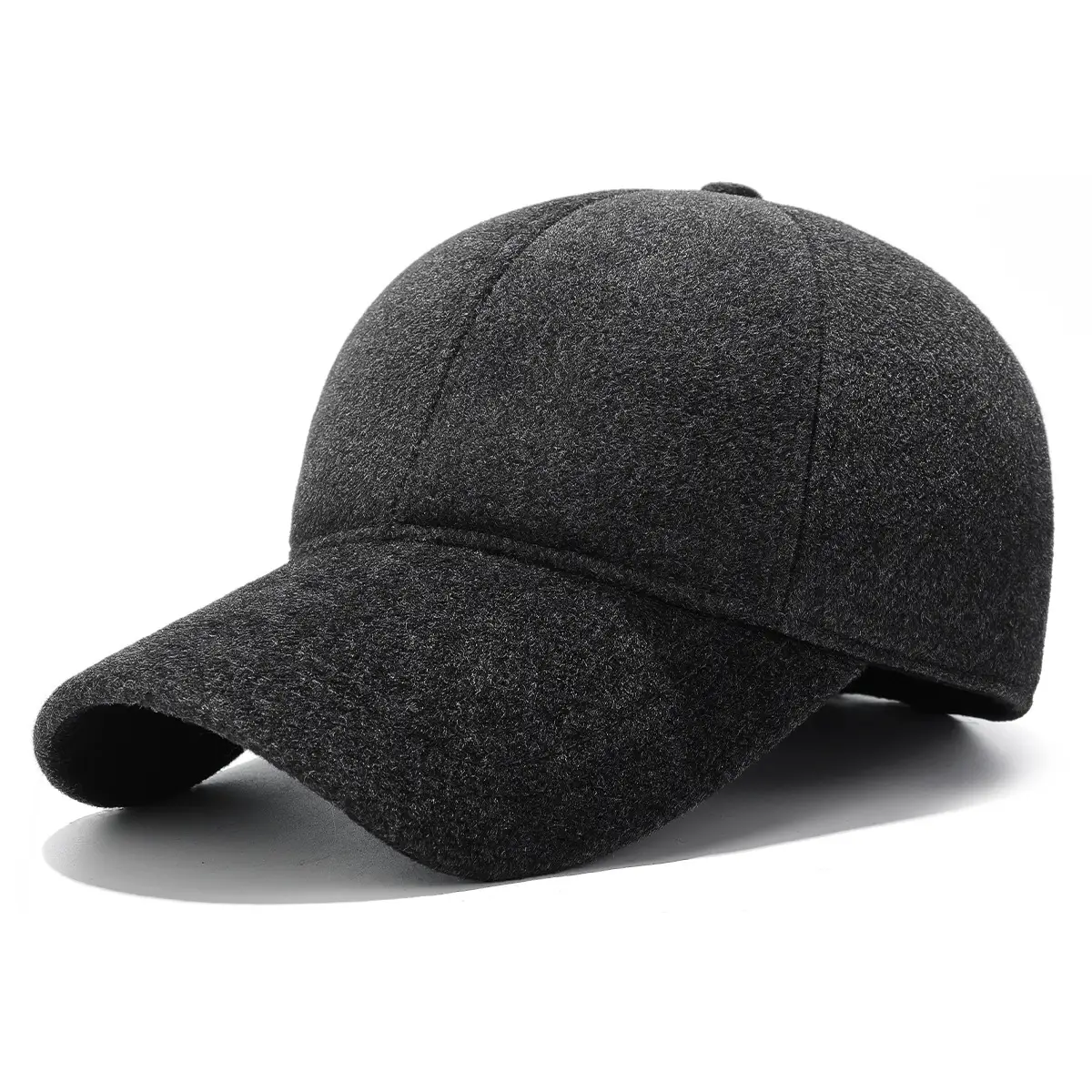 Winter Men's Fleece-lined Baseball Cap with Duckbill & Ear Protection - Image 8