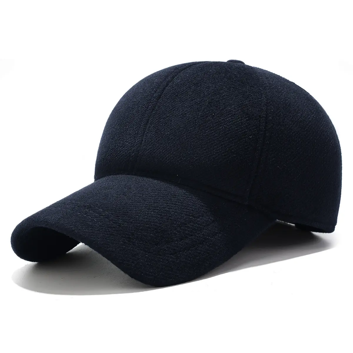 Winter Men's Fleece-lined Baseball Cap with Duckbill & Ear Protection - Image 3