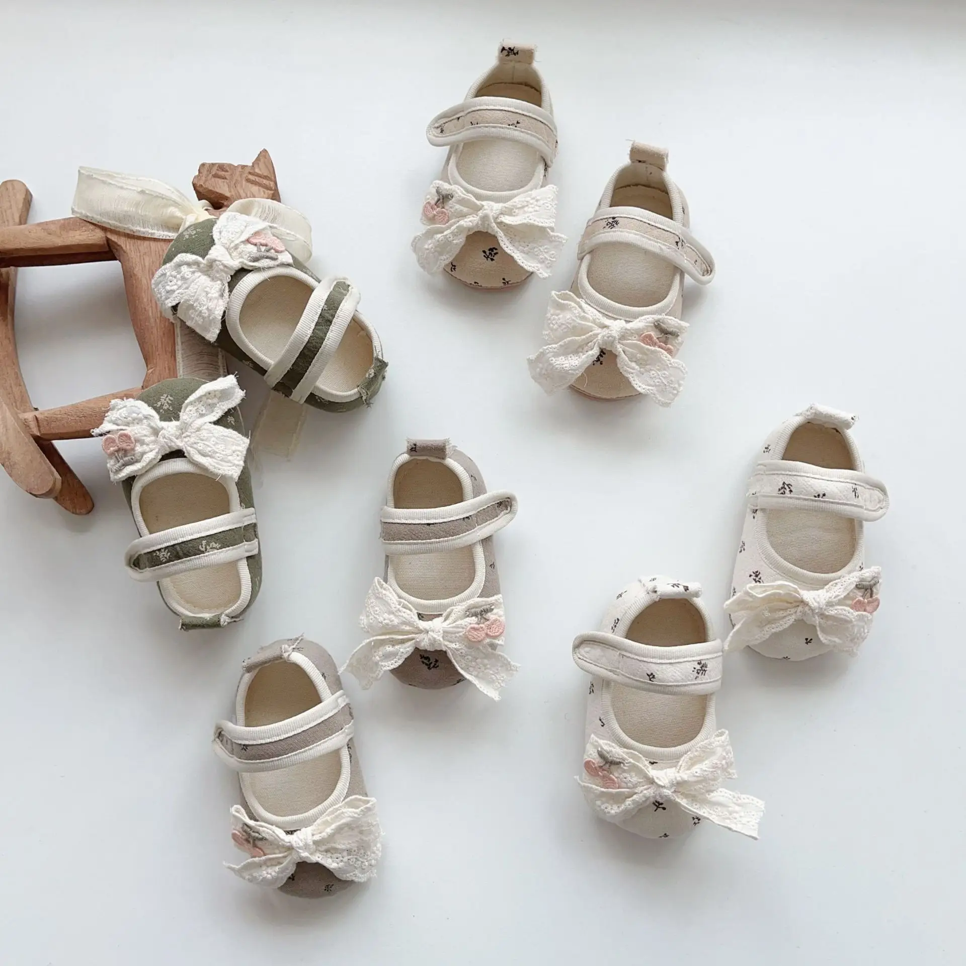 2025 Baby Girls Lace Soft Sole Spring Fall Shoes — feature 11