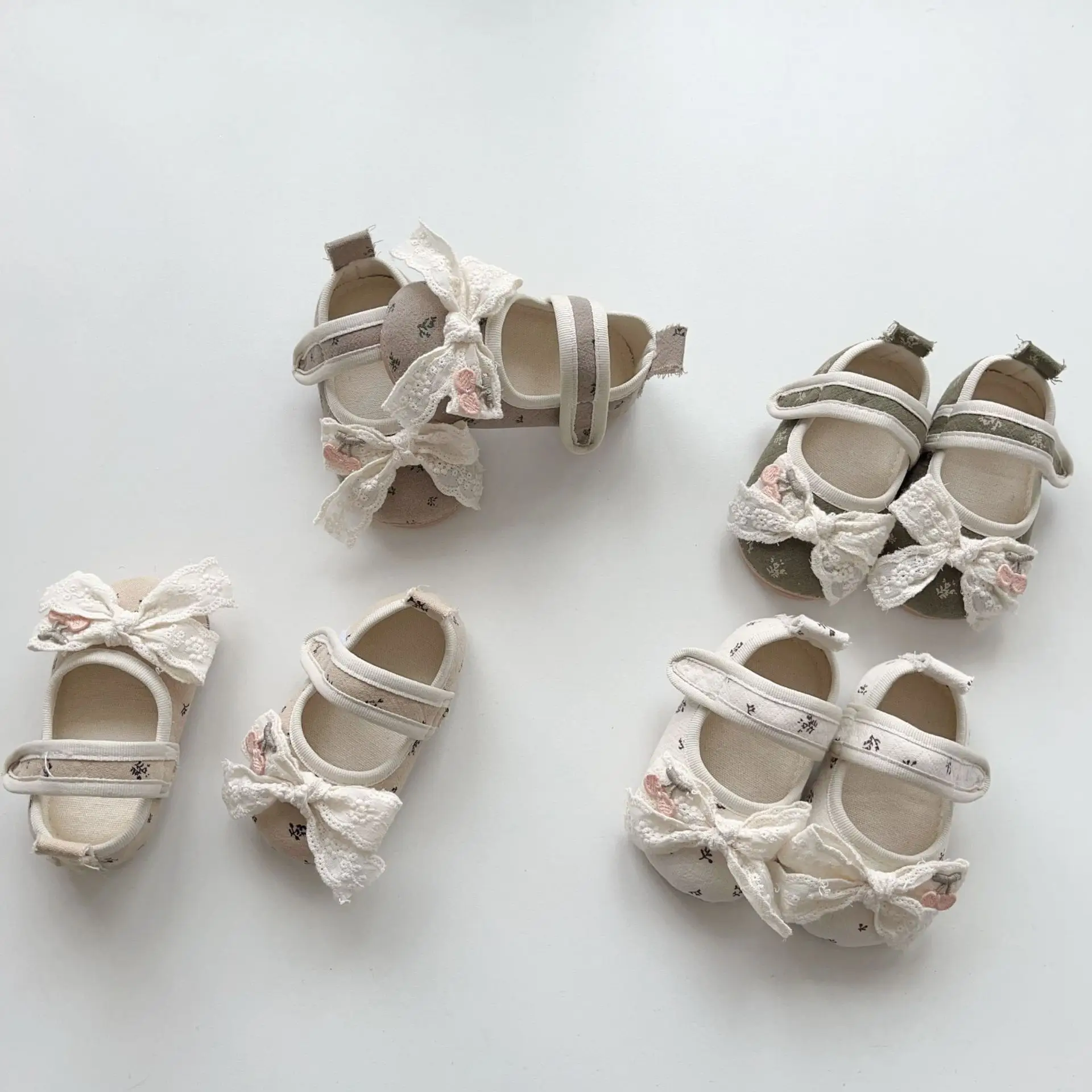 2025 Baby Girls Lace Soft Sole Spring Fall Shoes — feature 12