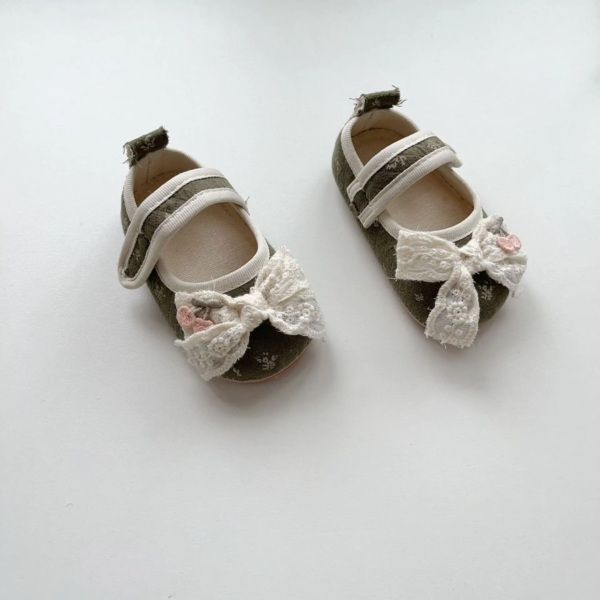 2025 Baby Girls Lace Soft Sole Spring Fall Shoes — feature 16