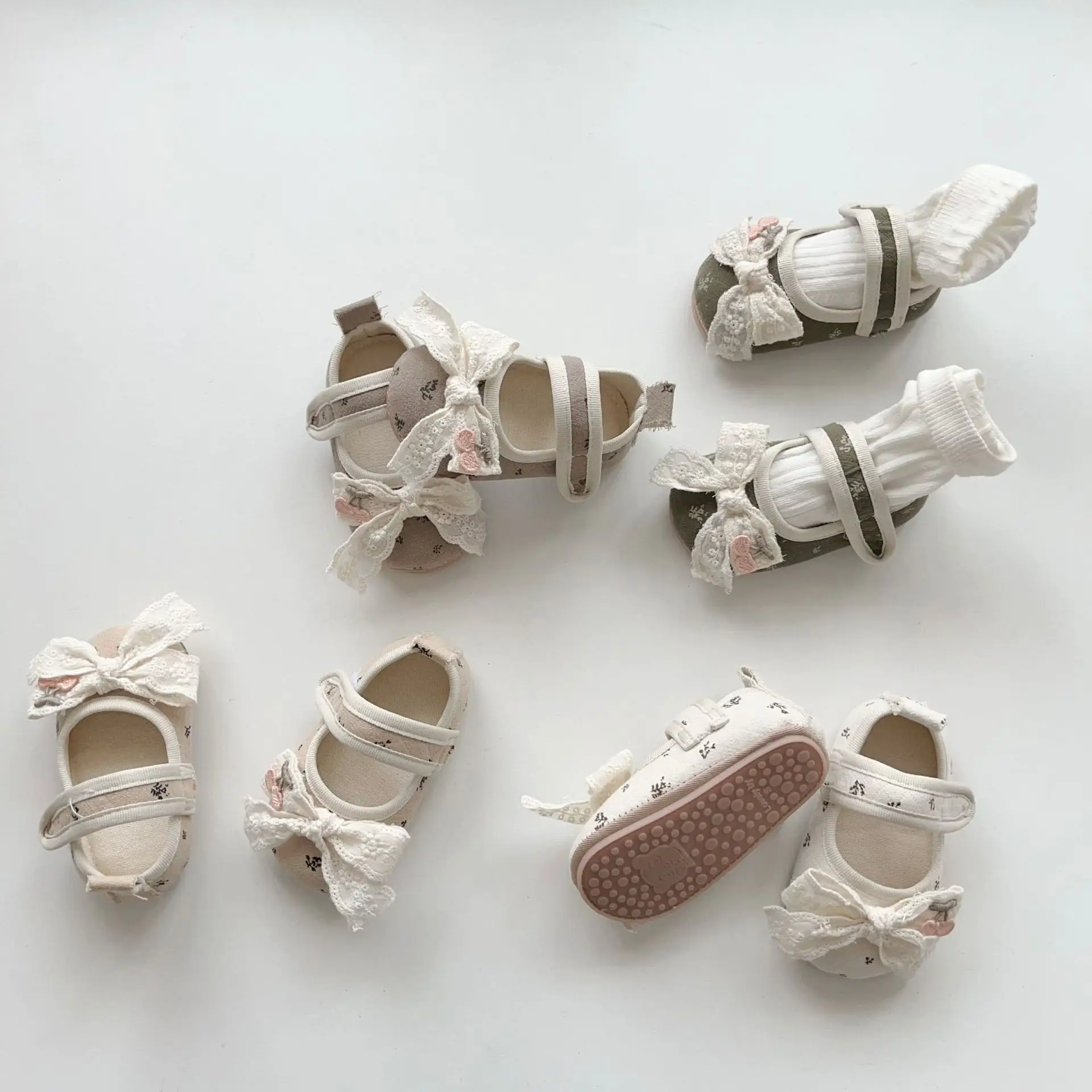 2025 Baby Girls Lace Soft Sole Spring Fall Shoes — feature 7