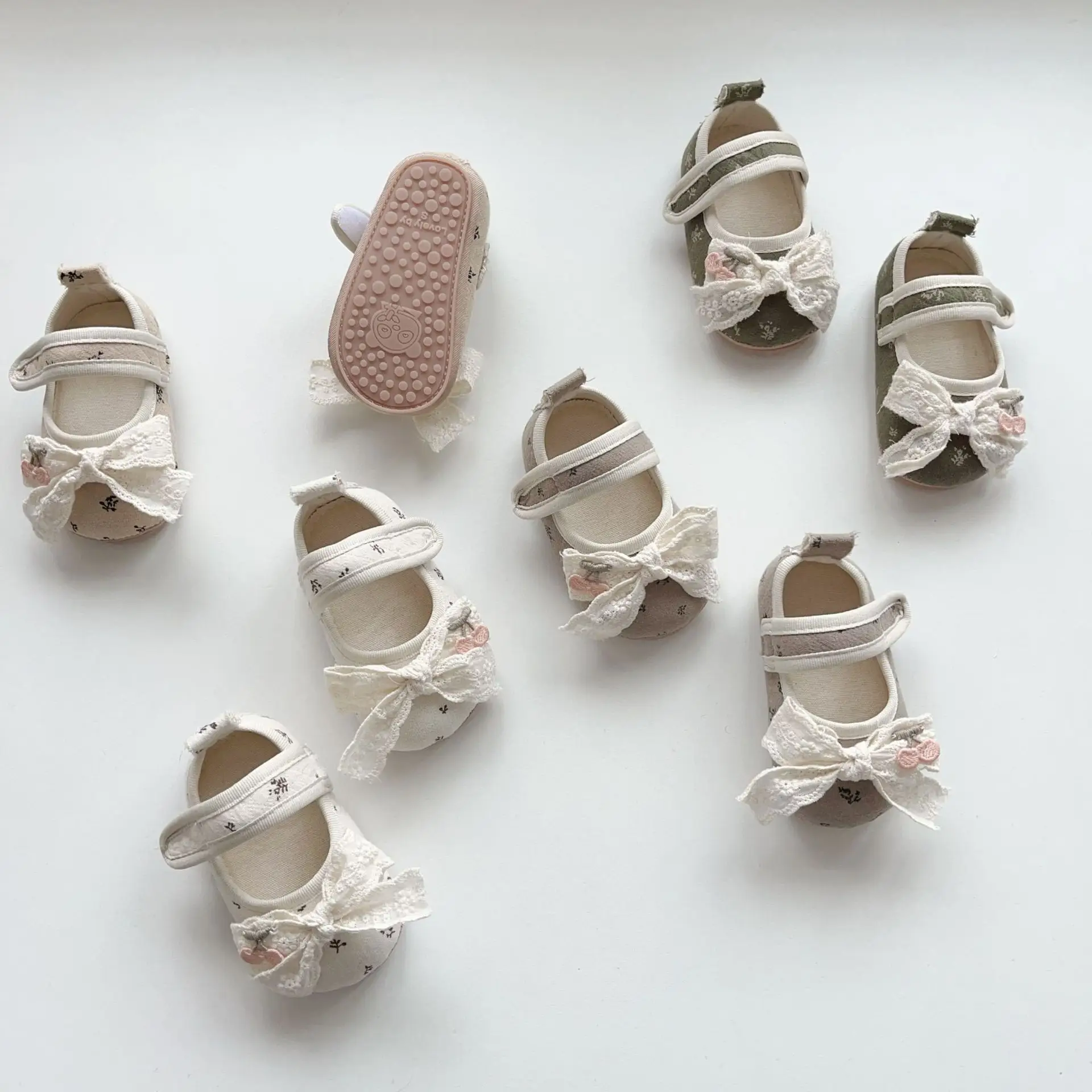 2025 Baby Girls Lace Soft Sole Spring Fall Shoes — feature 9