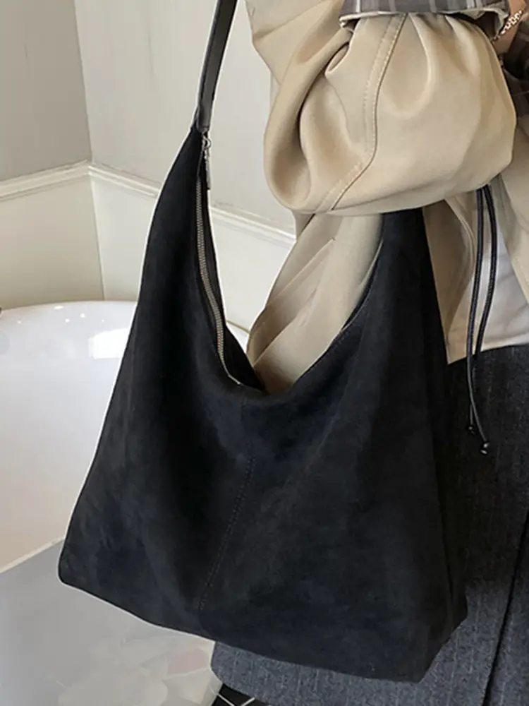 Frosted Armpit Bag Women Brown 2025 - Image 7