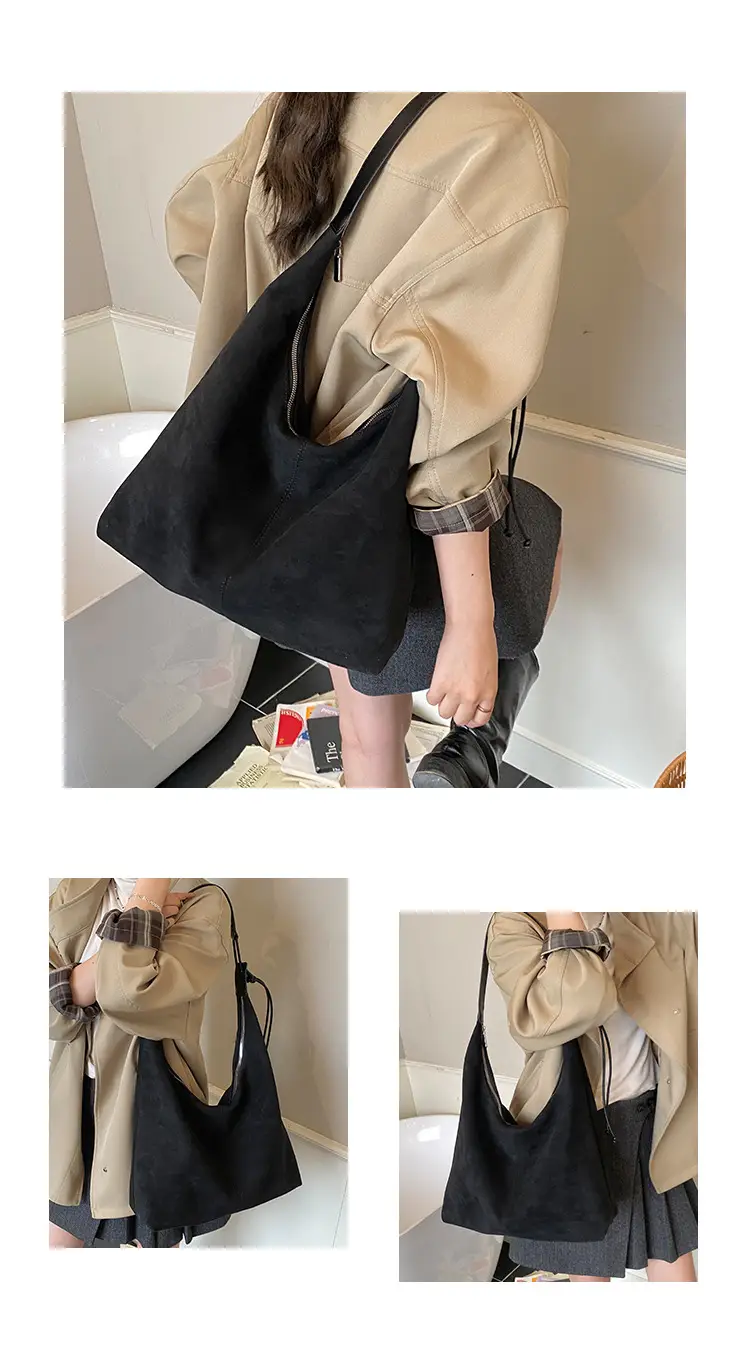 Frosted Armpit Bag Women Brown 2025 — feature 10