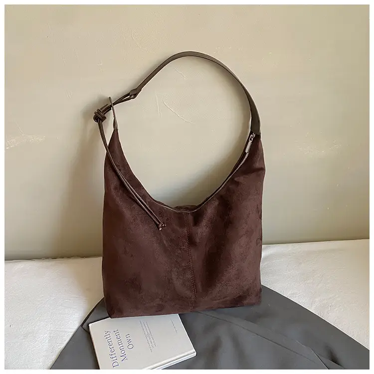 Frosted Armpit Bag Women Brown 2025 — feature 22