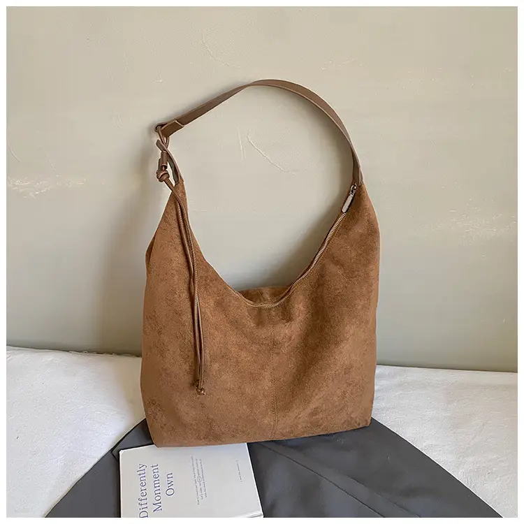 Frosted Armpit Bag Women Brown 2025 — feature 24