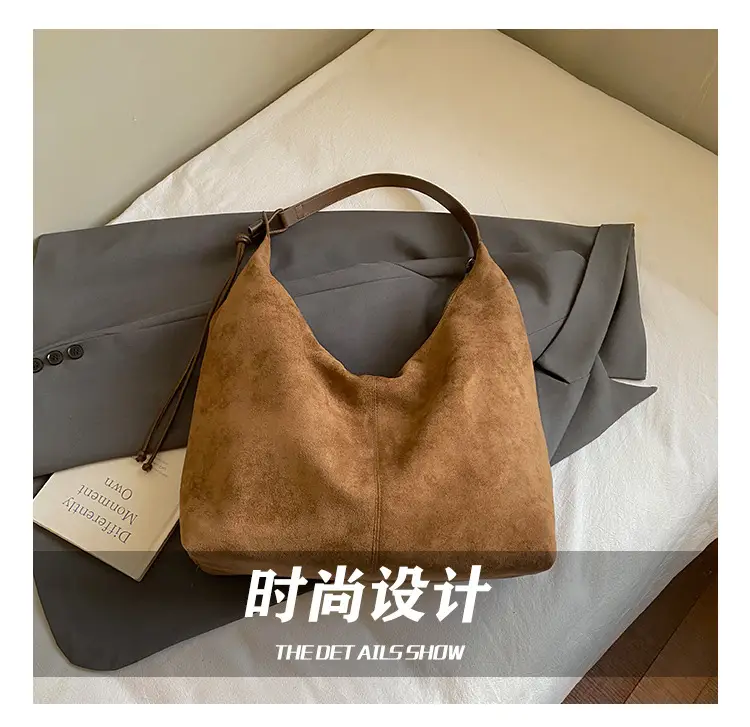 Frosted Armpit Bag Women Brown 2025 — feature 7