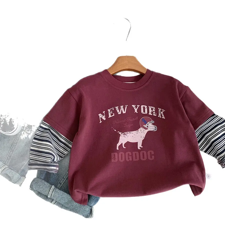 Boys New York Dog Dog Cotton T-Shirt 2025