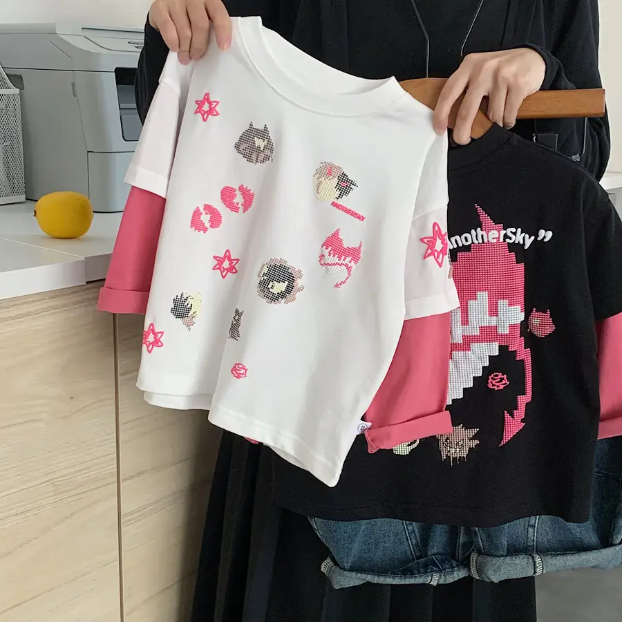 Girls Black Floral Long Sleeve T-Shirt 2025 — feature 11