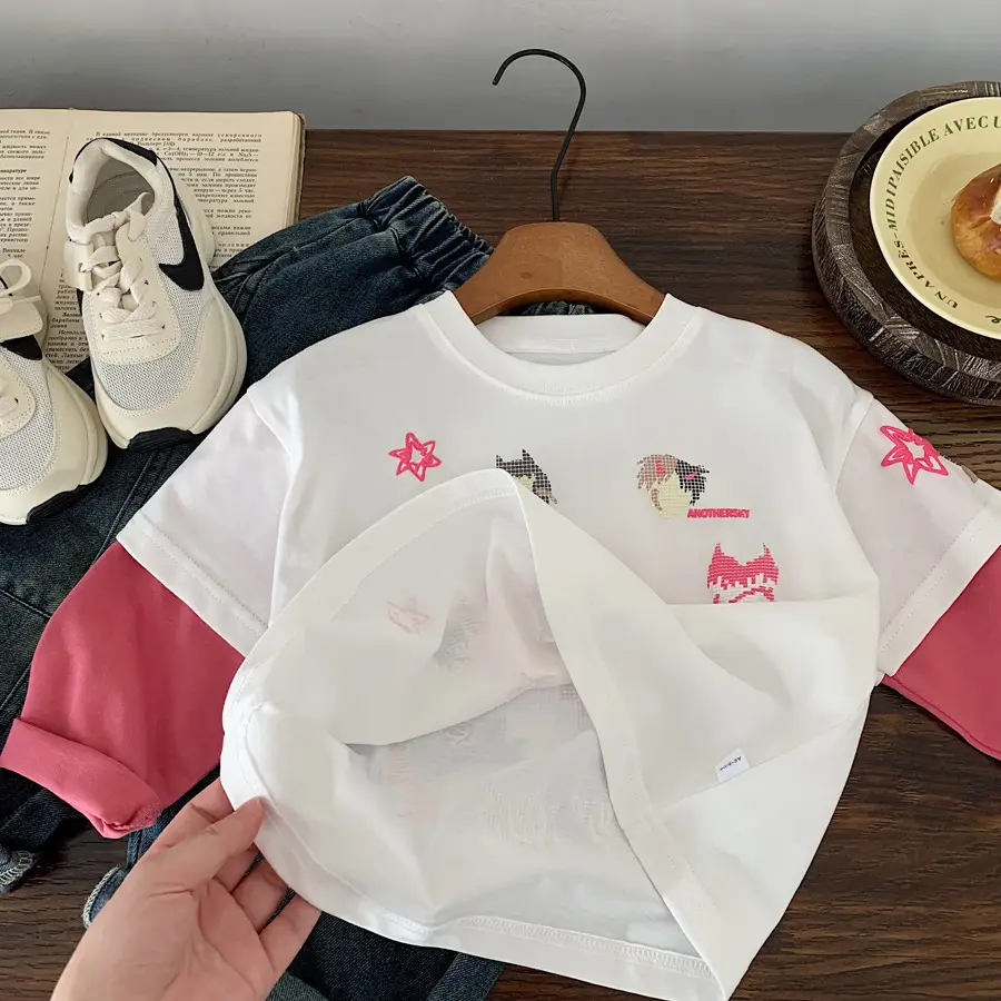 Girls Black Floral Long Sleeve T-Shirt 2025 — feature 4