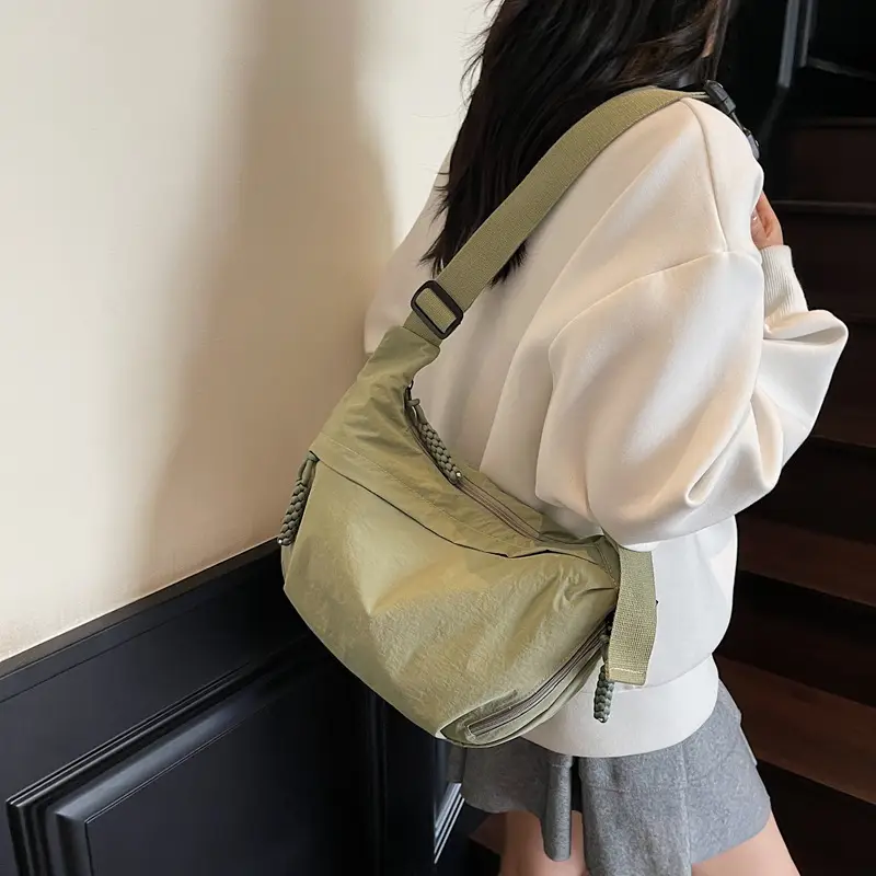 Japanese Style Pink Crossbody Bag for Women 2025
