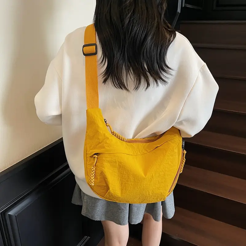 Japanese Style Pink Crossbody Bag for Women 2025