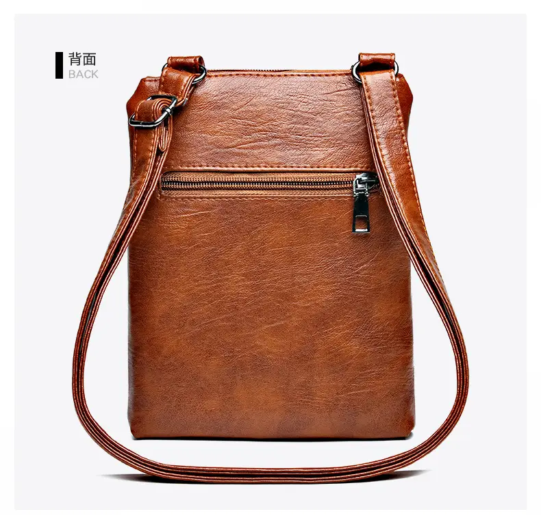 Women Crossbody Phone Bag Grey Leather Shoulder Bag — feature 33
