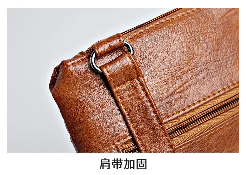 Women Crossbody Phone Bag Grey Leather Shoulder Bag — feature 37