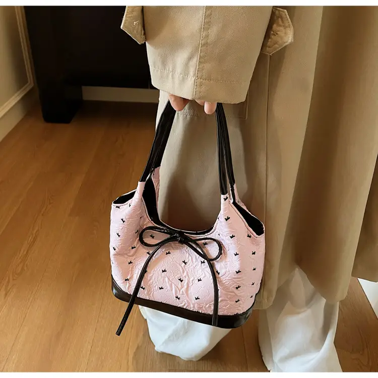 Women's Bow Bag with Embroidered Design — feature 12