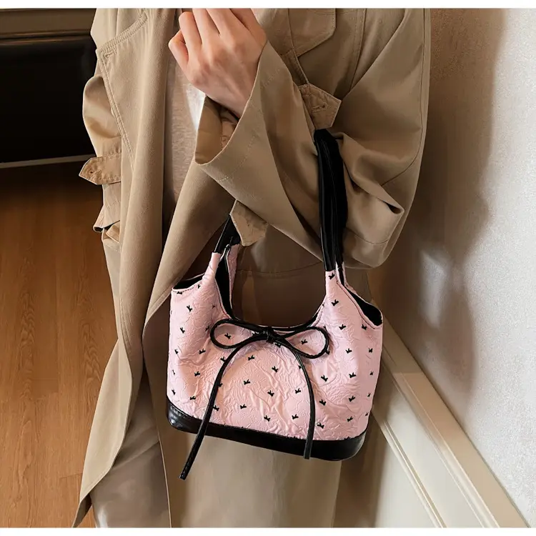 Women's Bow Bag with Embroidered Design — feature 15