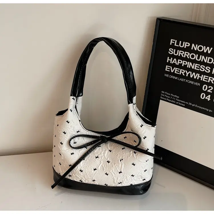 Women's Bow Bag with Embroidered Design — feature 24